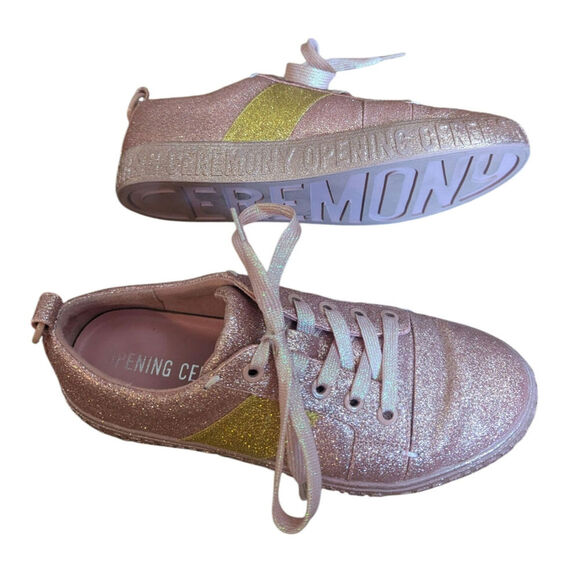 Opening Ceremony Pink Glitter Sneakers La Cienega As Seen on Taylor Swift 6.5 - Picture 8 of 12